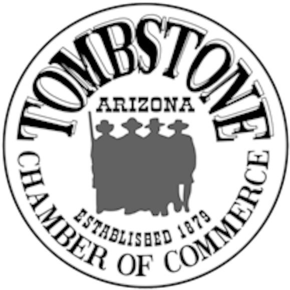 Tombstone Chamber Of Commerce (597x600), Png Download
