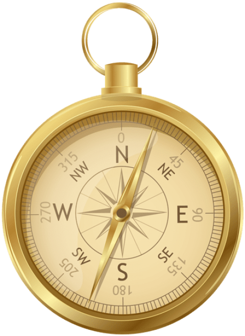 Free Png Gold Compass Png Images Transparent - Compass Transparent (480x658), Png Download