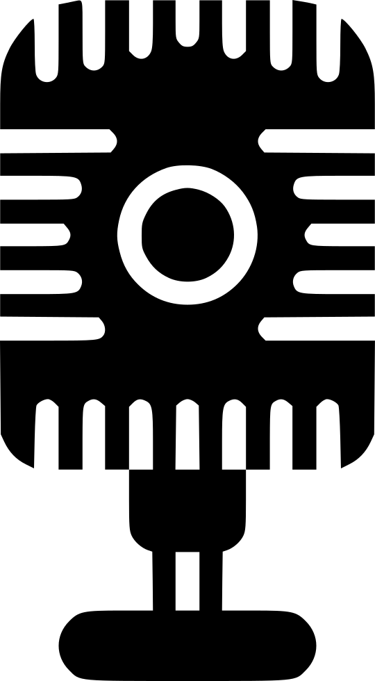 Studio Microphone Comments - Microphone (540x980), Png Download