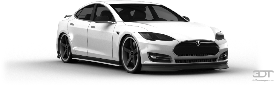 Tesla Model S 5 Door Liftback 2012 Tuning - Tesla Model S Tuning 3d (1004x373), Png Download