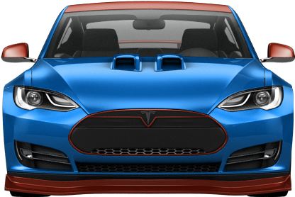 Tesla Model S'12 (1004x373), Png Download