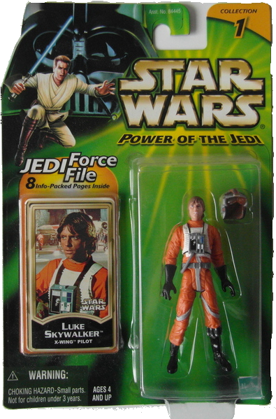 Luke Skywalker X Wing Pilot Amerikaanse Kaart 84445 - Power Of The Force Obi Wan (660x660), Png Download
