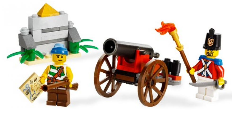 Lego Pirates Cannon Battle (6239) (980x980), Png Download