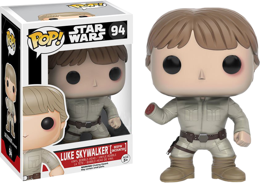 Luke Skywalker Bespin Funko Pop (841x593), Png Download
