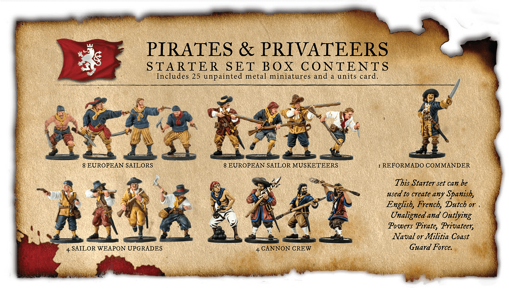 Pirates And Privateers Set - Blood And Plunder Dutch (1848x1000), Png Download