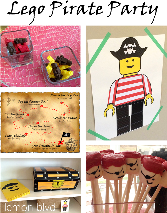 Lego Pirate Header - Birthday (694x907), Png Download