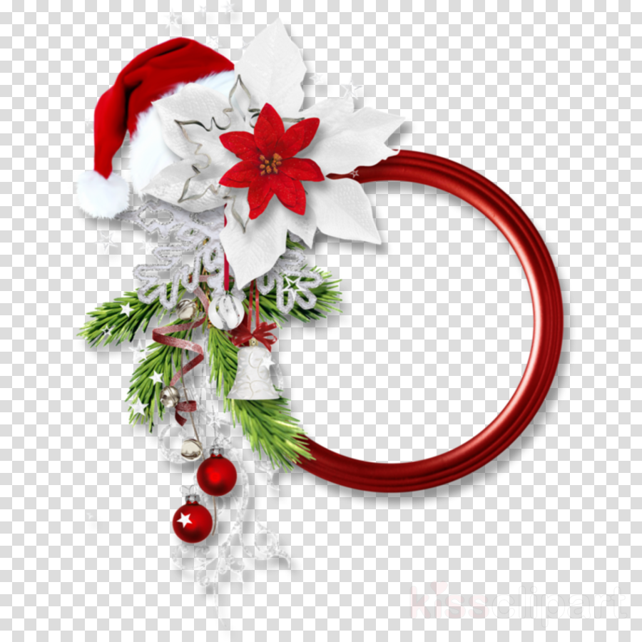 Png Christmas Border Clipart Santa Claus Borders And - Molduras De Natal Png (900x900), Png Download