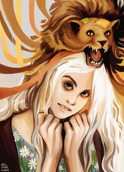 Luna In Lion Hat Dasstark - The Harry Potter Lexicon (500x694), Png Download