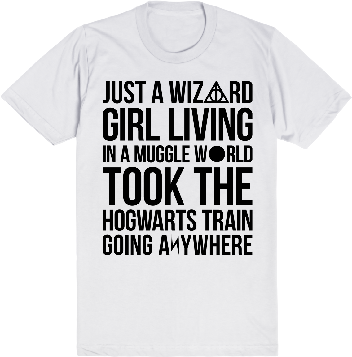 Just A Wizard Girl Living In A Muggle World Took The - ’harry Potter Just A Wizard Girl Muggle World' Cotton (1200x1200), Png Download