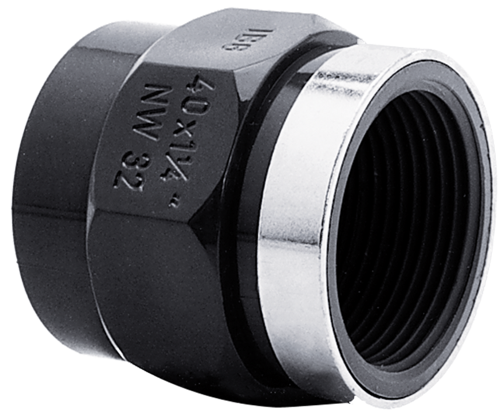 Praher Adaptor Socket Metric Bsp Solvent Socket Male - Pvc Übergangsmuffe D 63mm X 2" Innengewinde (1200x1200), Png Download