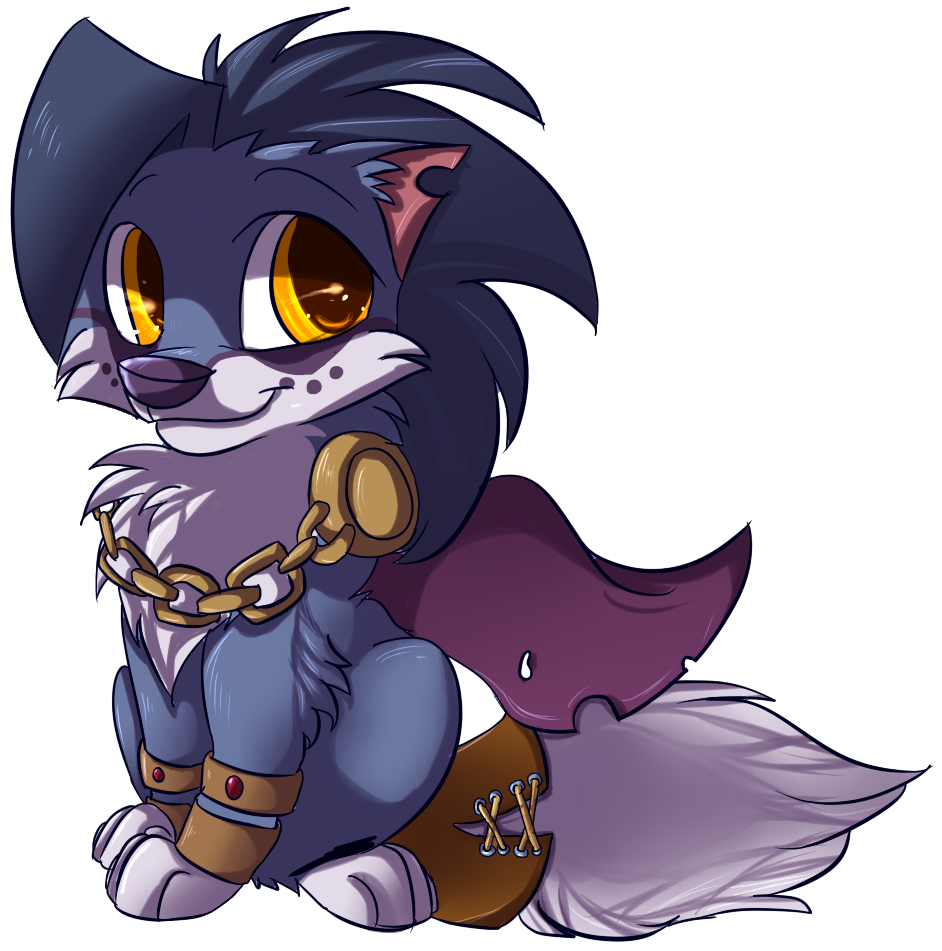 Chibi Greely Animal Jam Game, Animal Jam Codes, Animal - Animal Jam Greely Fan Art (1002x1000), Png Download