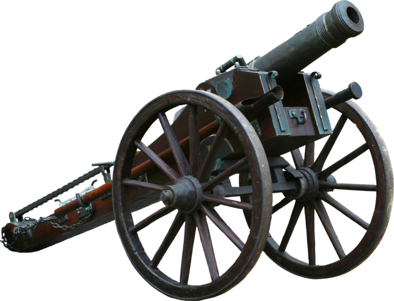 Cannon Png, Download Png Image With Transparent Background, - Пушка Пнг (800x612), Png Download