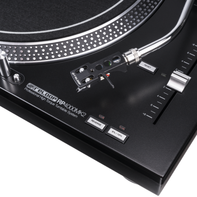 Reloop Rp4000 Mk2 Professional High Torque Turntable - Turntable (650x650), Png Download