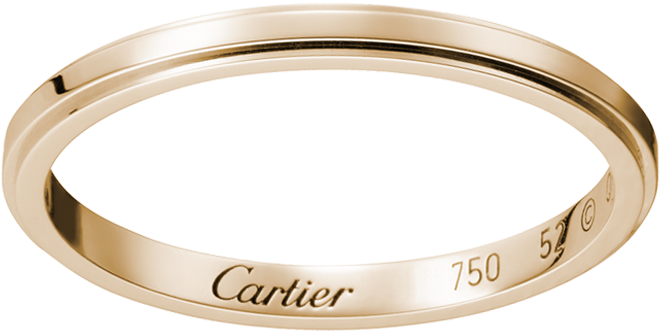 B4093800 0 Cartier Wedding Bands Rings - Wedding Bands Simple Cartier (1000x1000), Png Download