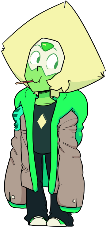 Never Thought I Would Think Someone Getting A Grappling - Peridot By Discount Supervillain (583x804), Png Download