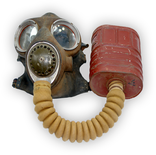 Gas Mask (841x573), Png Download