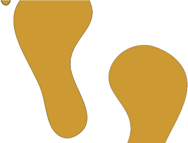 Footprints Clipart Orange - Poodle Negro (640x480), Png Download