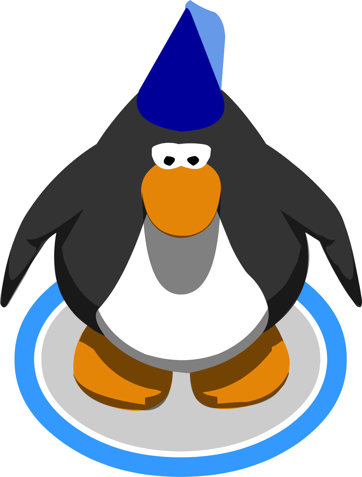 Countess Steeple Hat In-game - Club Penguin Sombrero Png (1482x1950), Png Download