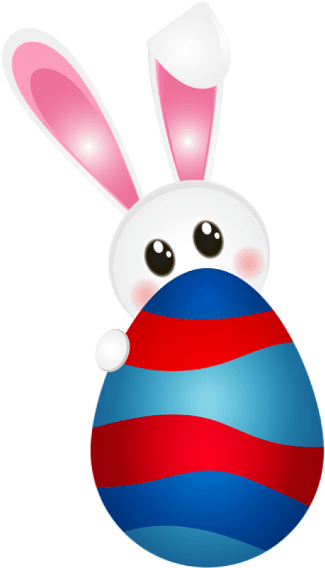 Easter Cute Egg Bunny Png - Portable Network Graphics (480x835), Png Download