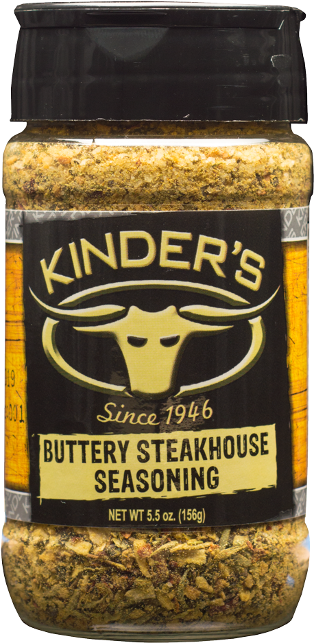 Kinder's Buttery Steakhouse Rub - Kinders Bbq Sauce, Organic, Sweet Sriracha - 20 Oz (1000x1000), Png Download