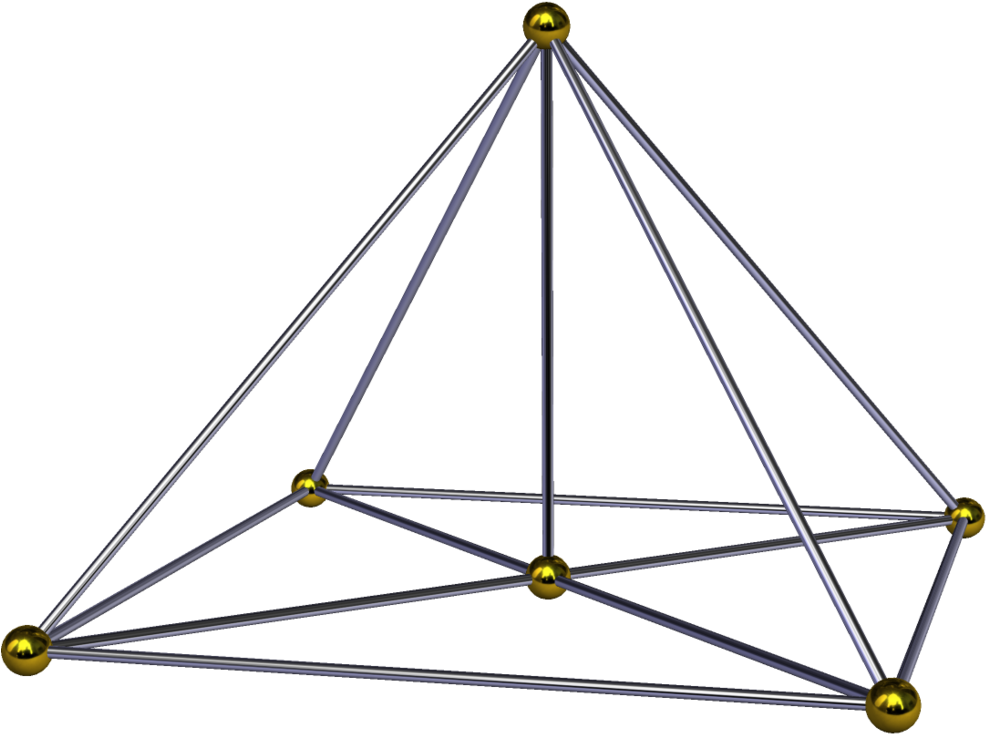 312 × 240 Pixels - Octahedral Pyramid (999x768), Png Download