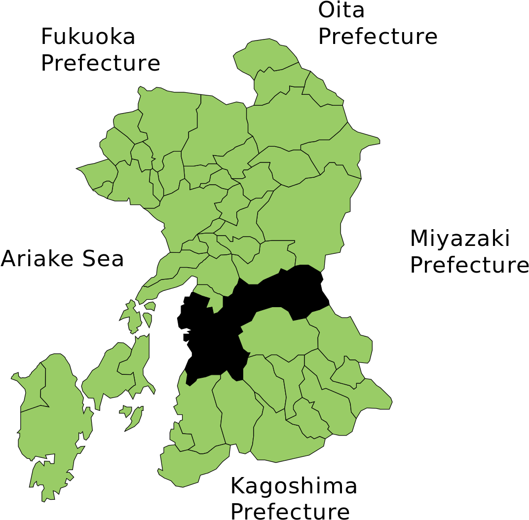 Map Yatsushiro En - Off The Beaten Track Kyushu (1226x1126), Png Download