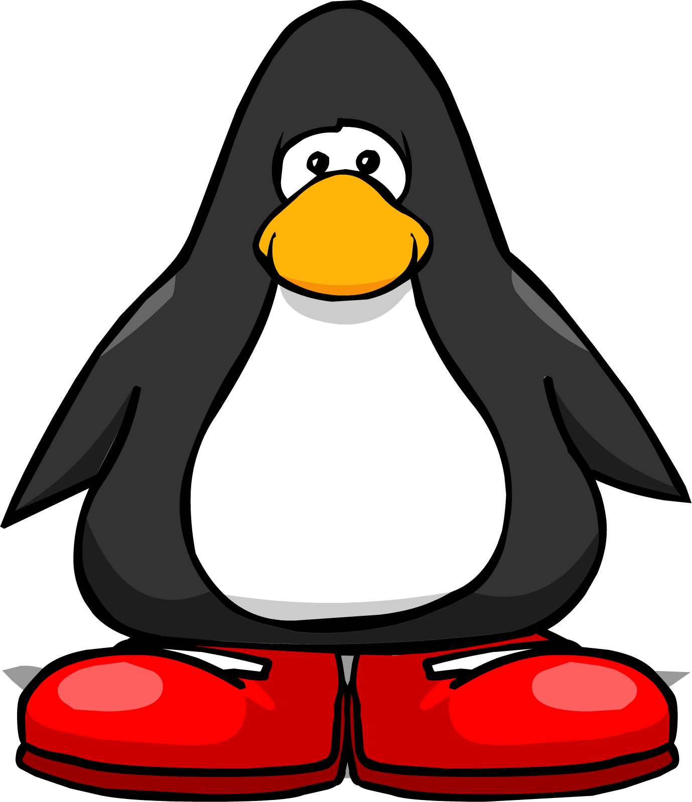 Clown Shoes From A Player Card - Penguin With Top Hat (1379x1598), Png Download