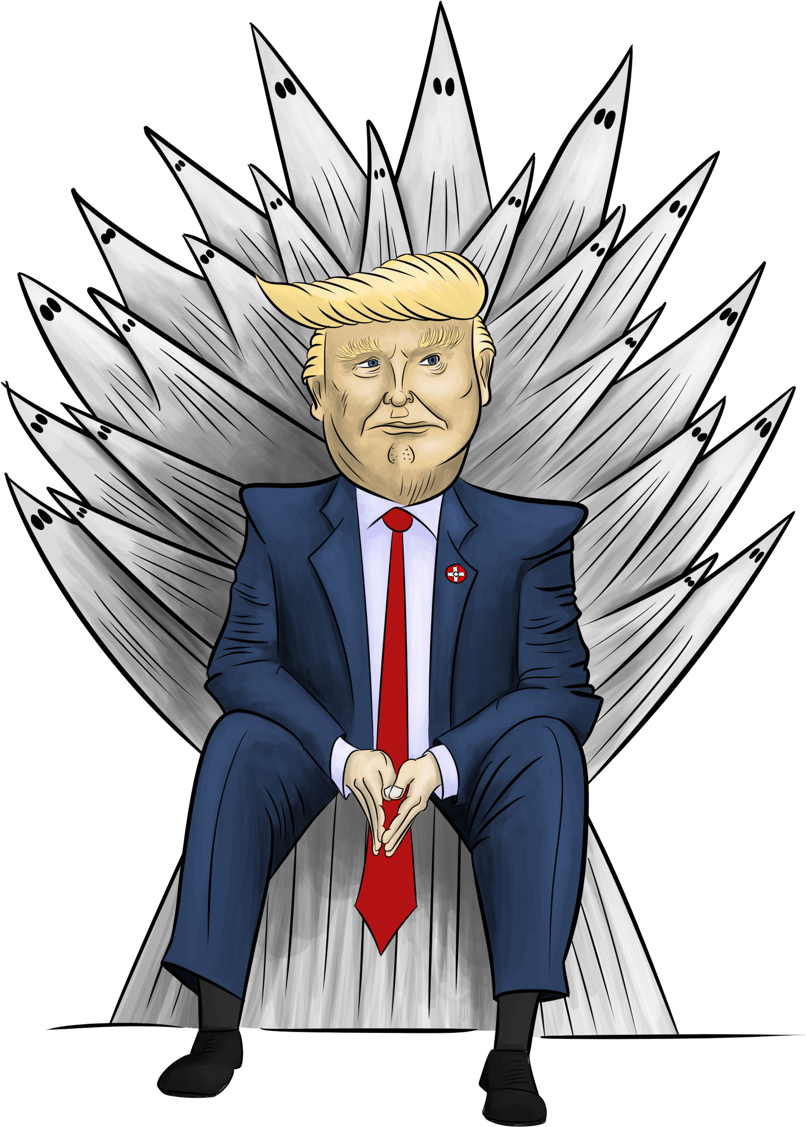 Supremacy Throne T-shirt - Cartoon (2296x2296), Png Download