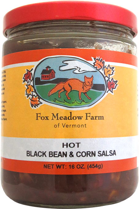 Fox Meadow Spicy Black Bean & Corn Salsa - Maple Horseradish Mustard (500x707), Png Download