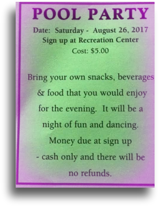 Delaire Landing Pool Party - Sazaby (550x707), Png Download