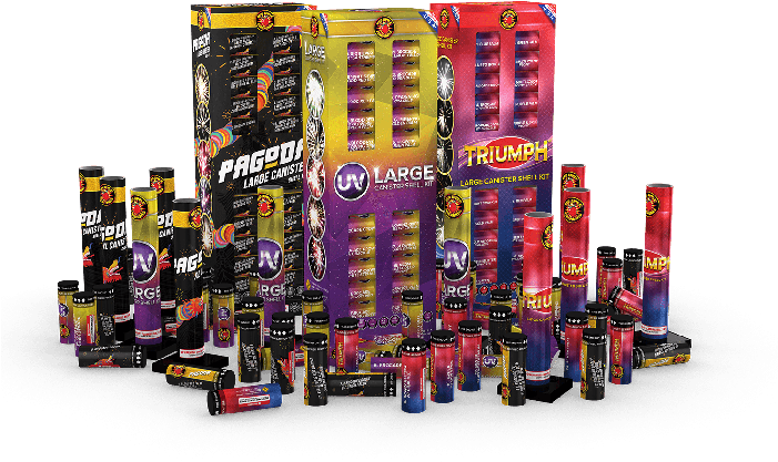 4 Inch Large Canister Shell Kit Sampler® (700x556), Png Download