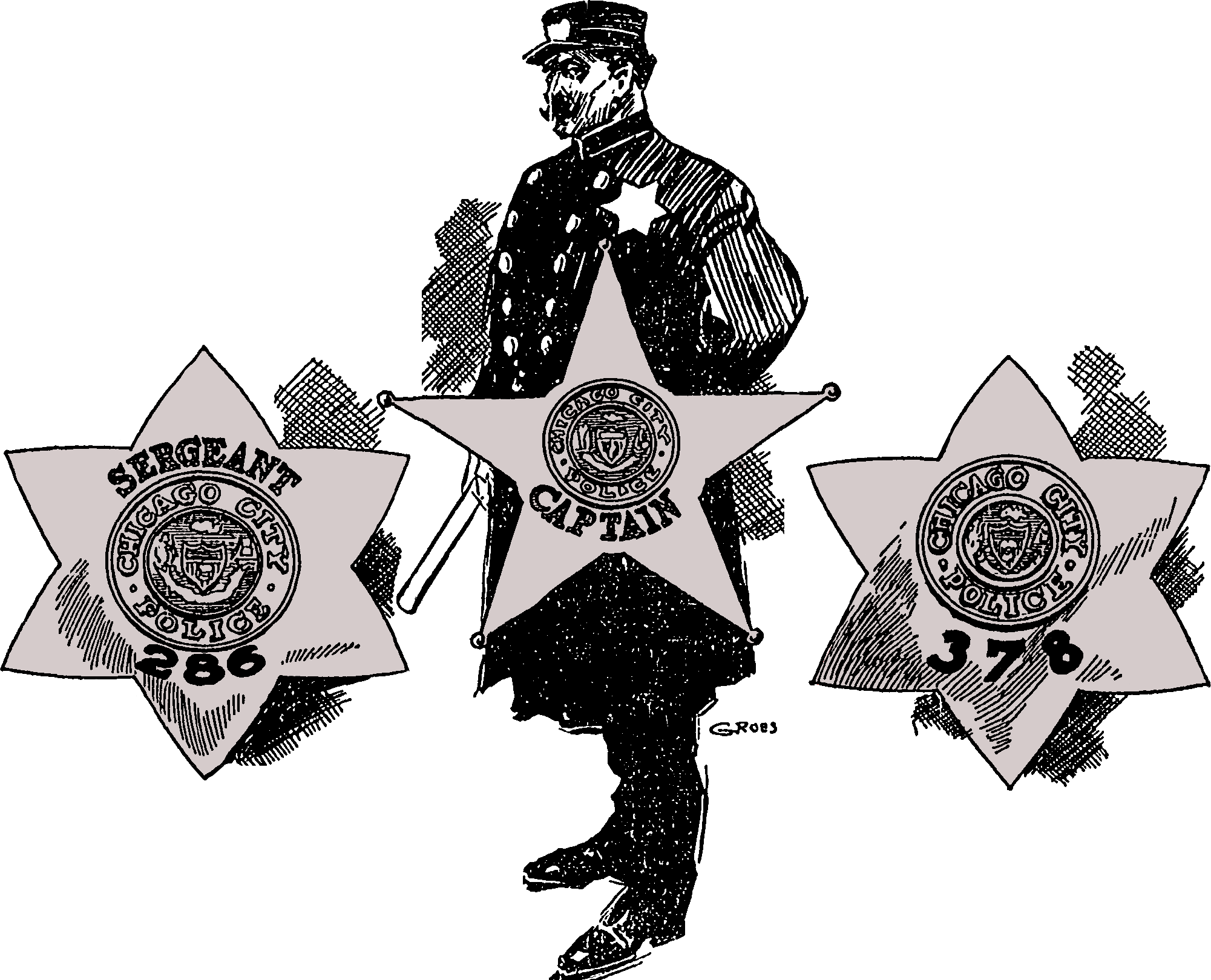 Chicago Police Prototype Stars - Chicago Police Department (2001x1620), Png Download