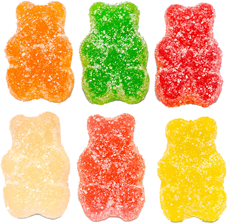 Sour Gummy Bears 💦 - Sour Gummy Bears (500x500), Png Download