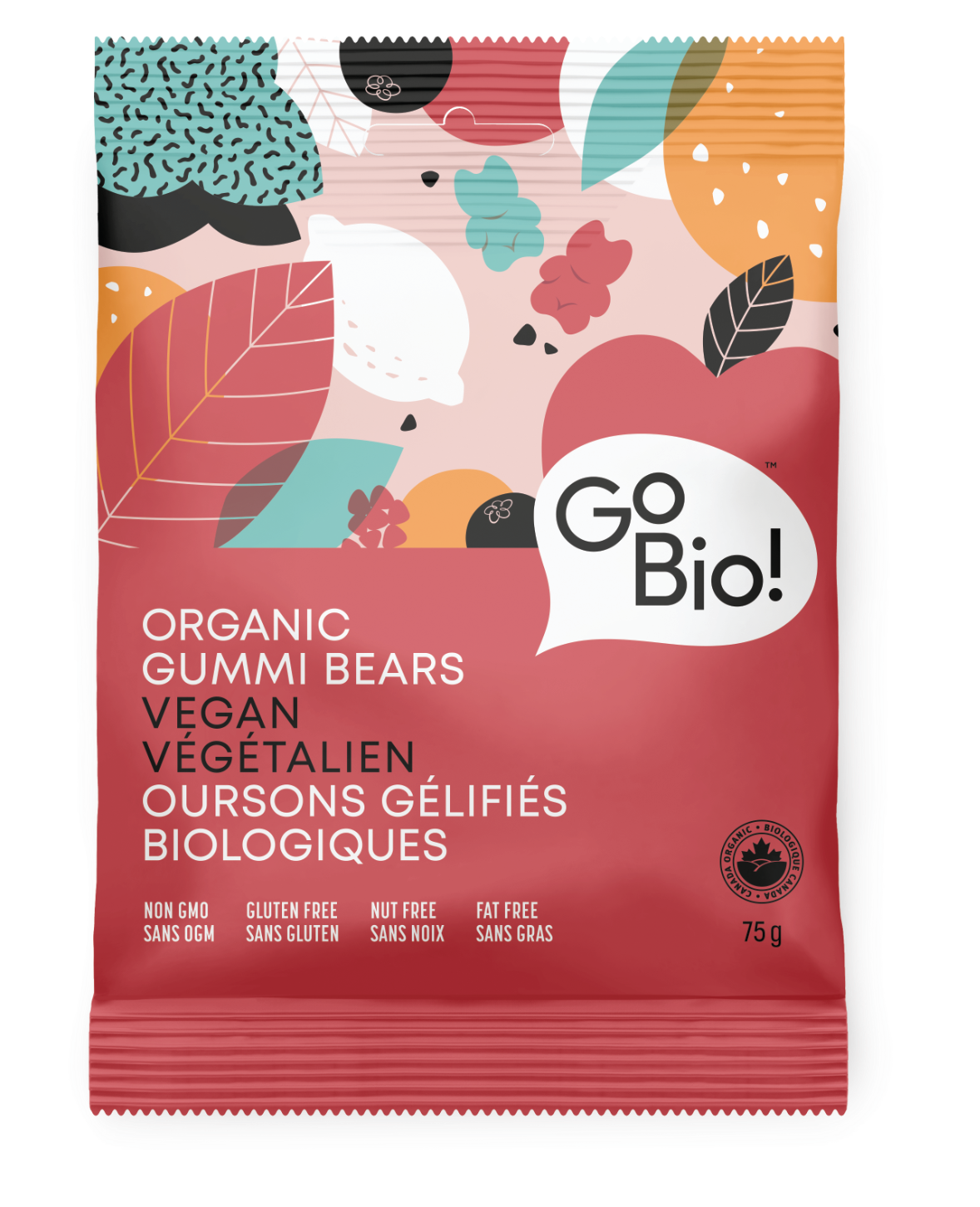 Vegan Gummi Bears Gobio Organics Png Product Gummi - Wine Gum (1500x1500), Png Download