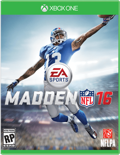 Giants Odell Beckham Jr - Madden 2016 Cover (528x720), Png Download