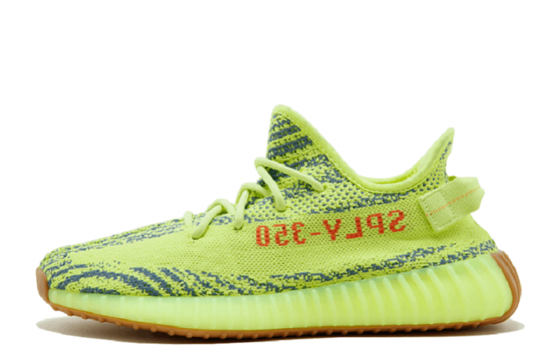 Download Originals Yeezy Boost V2 "semi-frozen Yellow" - Fake Yeezys Yellow PNG Image with No Background - PNGkey.com