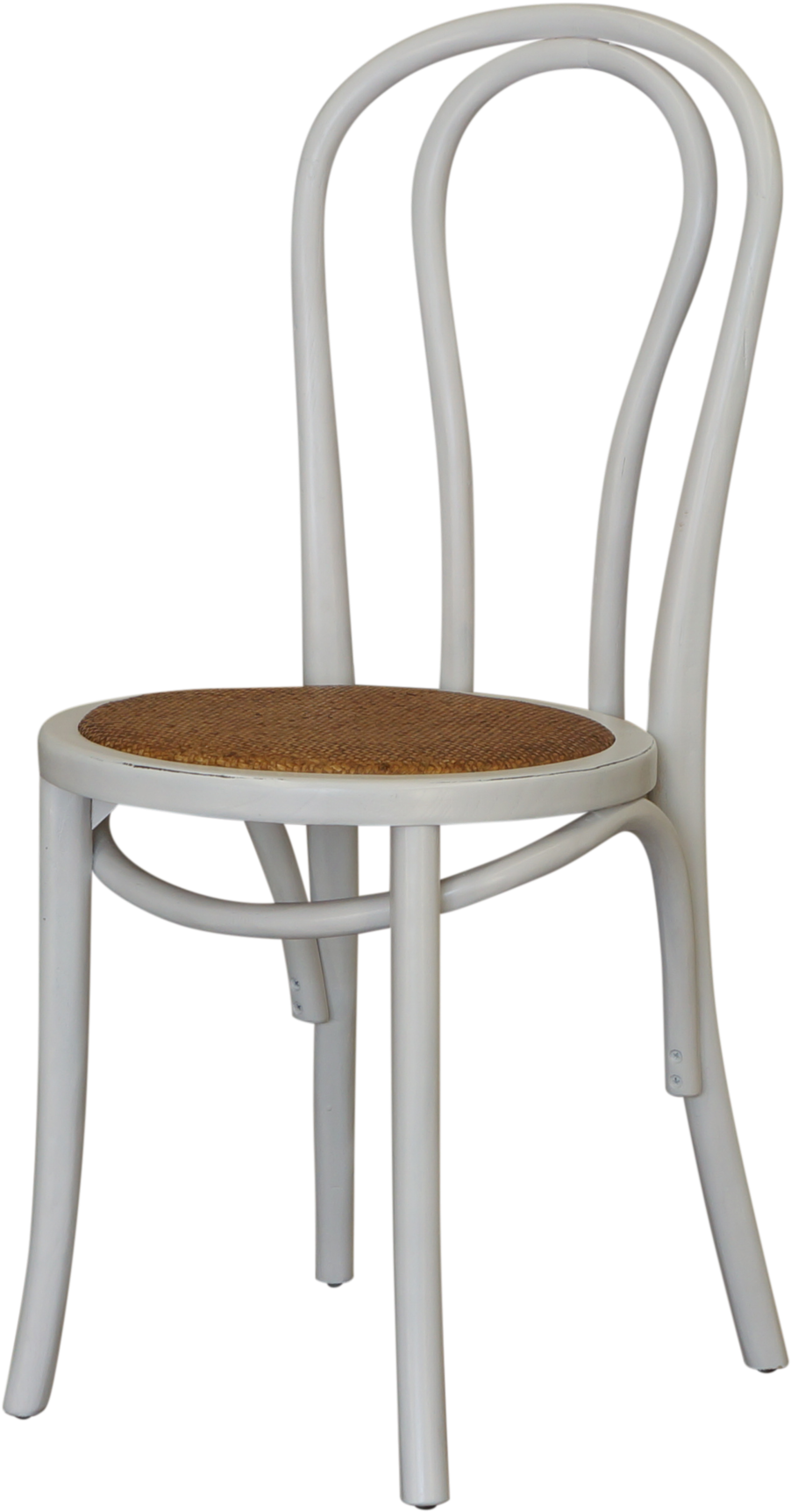 Thonet Timber Chair Antique White (1000x1912), Png Download