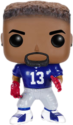 Football Odell Beckham Jr - Ny Giants Funko Pop (400x400), Png Download