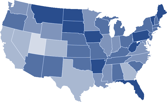 We Cover All Of The United States - John F. Kennedy Library (709x493), Png Download