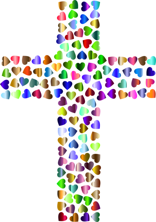 Christian Cross Christianity Of Jesus Free Commercial - Illustration Of A Christian Cross (529x750), Png Download