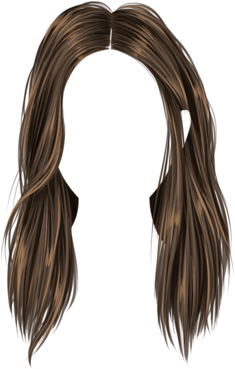 Messy Hair Png - Messy Brown Hair Png (626x700), Png Download