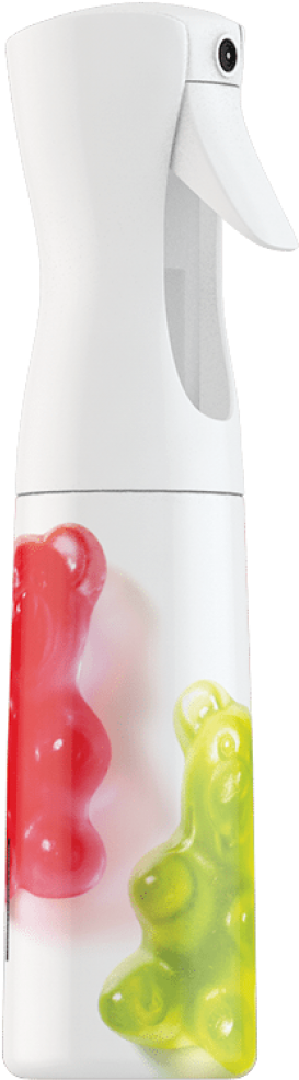 Gummy Bear Hair - Glass Bottle (1000x1092), Png Download