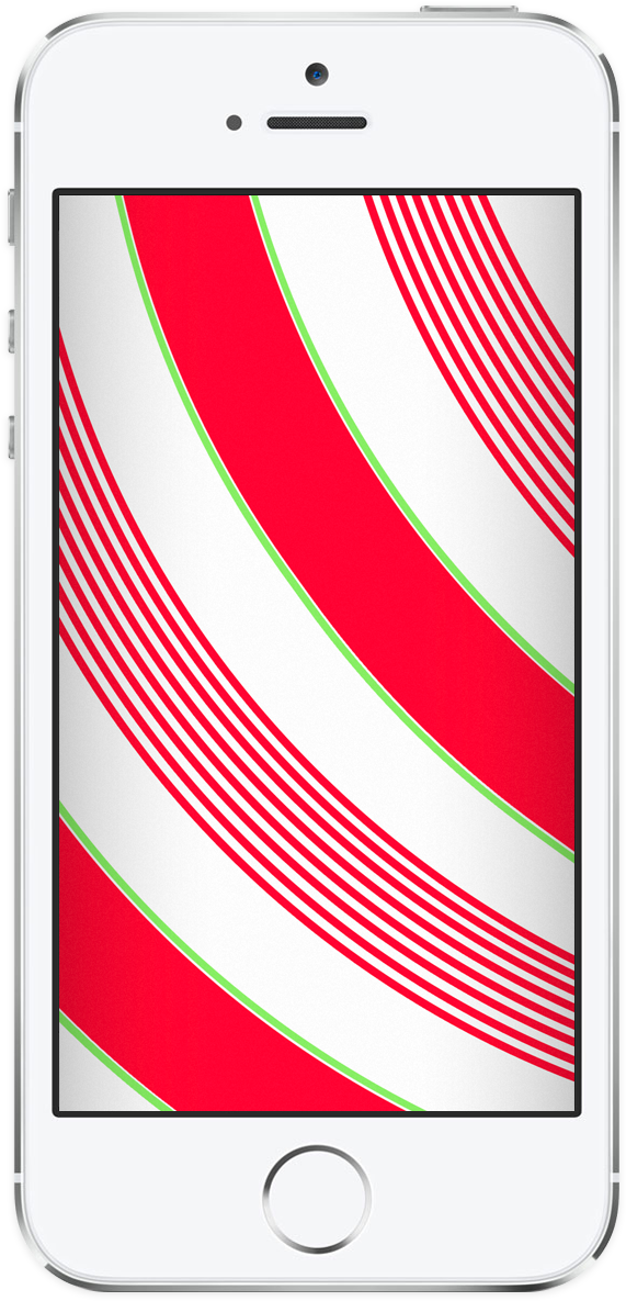 Candy Cane (576x1196), Png Download
