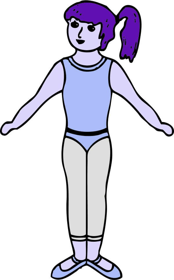 Graphic Library Library Body Clip Outline - Clipart Human Body (600x964), Png Download