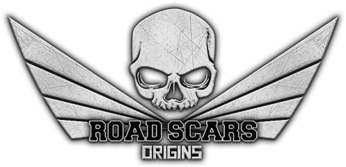 In Road Scars - Skull (616x243), Png Download