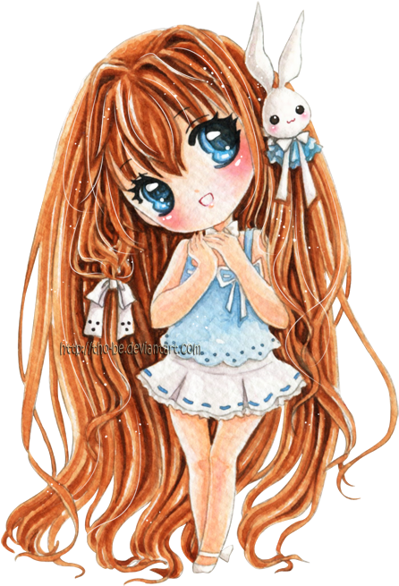 An Old Commission For I Owned A Long Time Ago I Tried - Chibi (478x687), Png Download