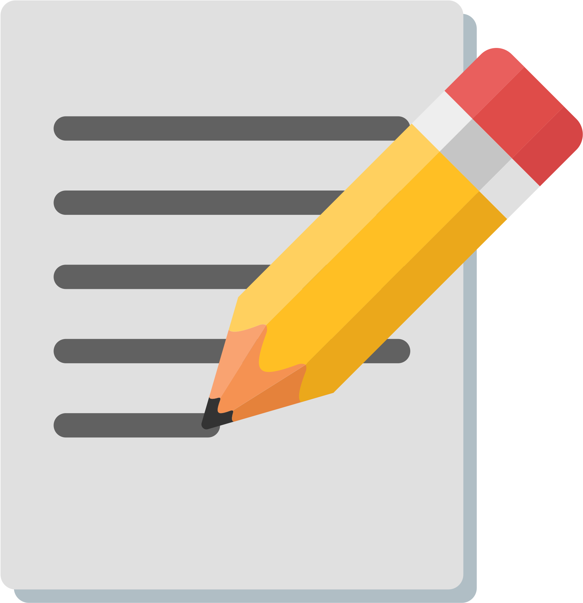 Essay Clipart Chart Paper Frames Illustrations Images Pencil And Paper Emoji Free