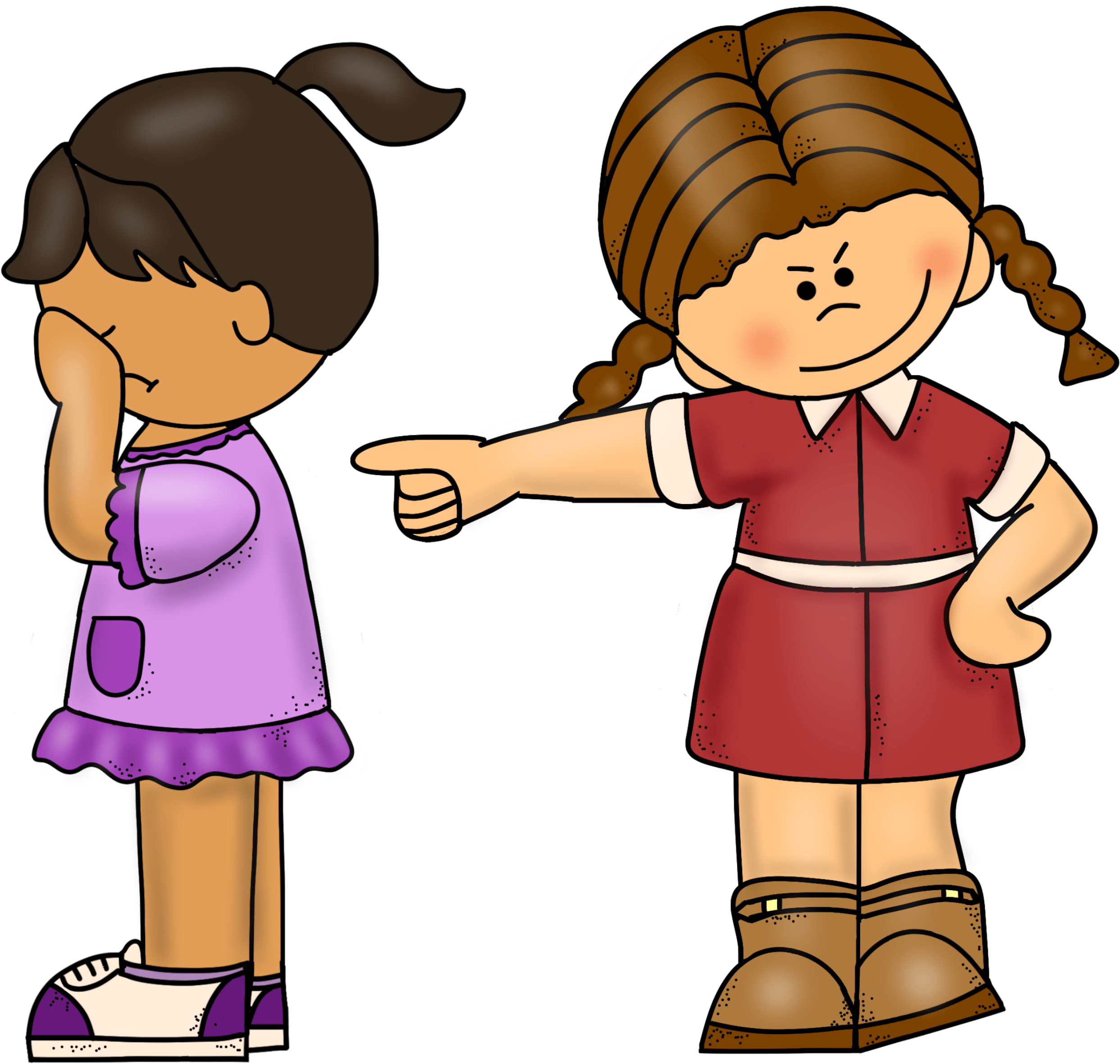 Jpg Transparent Stock I Am A Bullied Teacher The Bilingual - Girl Getting Bullied Clipart (2522x2400), Png Download
