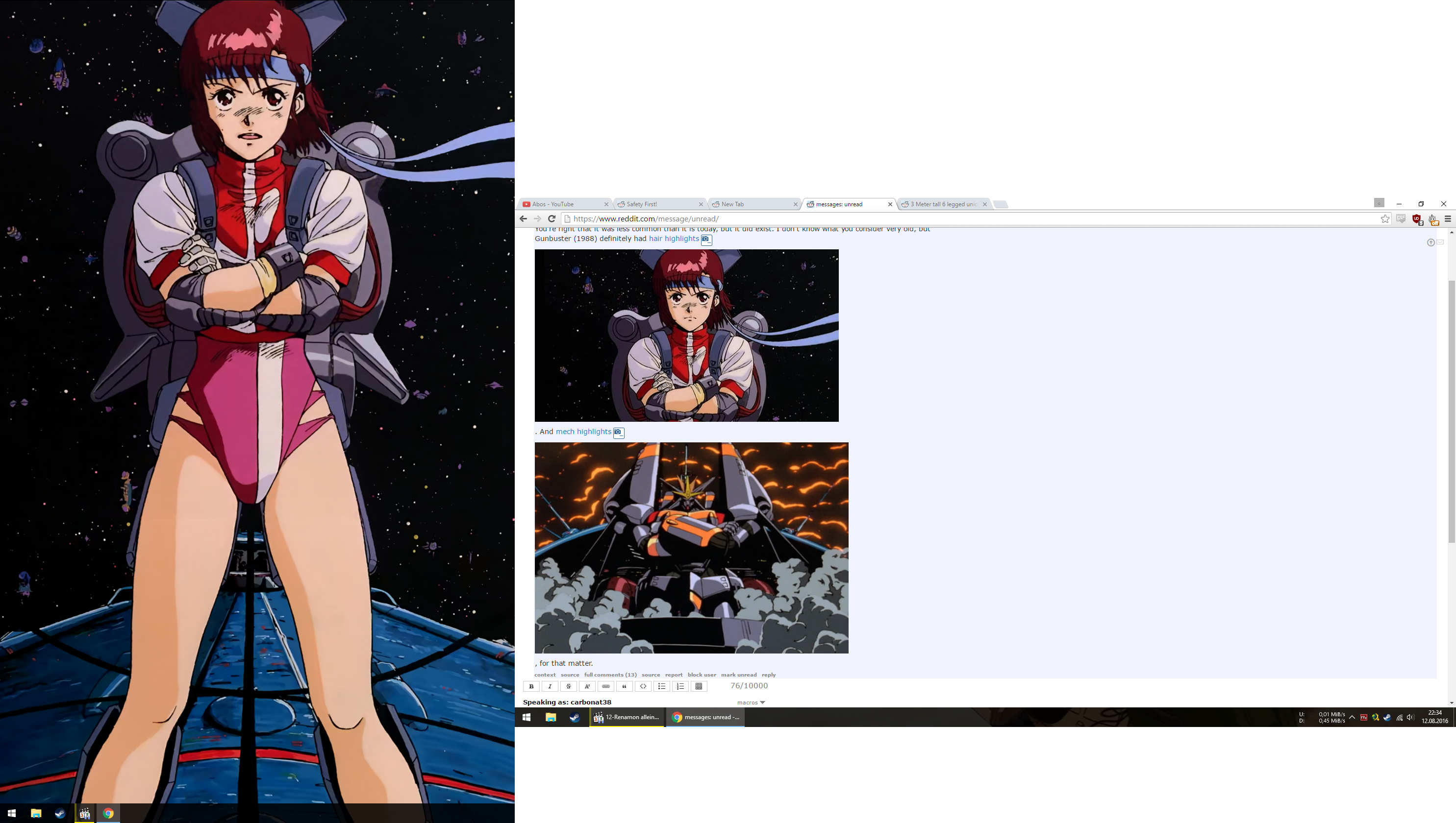 It Was Getting Popular In The 80s But In The 70s There - Broccoli Noriko Takaya Gunbuster Anime Girl Character (2970x1680), Png Download