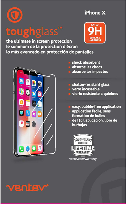 Ventev Toughglass Screen Protector For Apple Iphone (712x712), Png Download